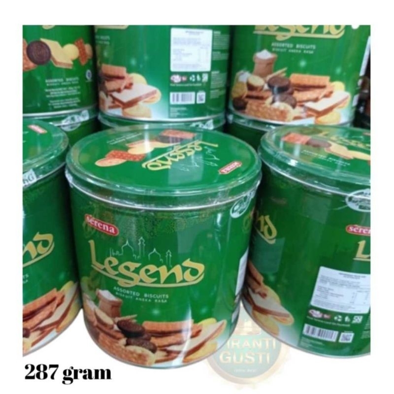 

(KALENG) BISKUIT SERENA LEGENDA ASSORTED 287 G