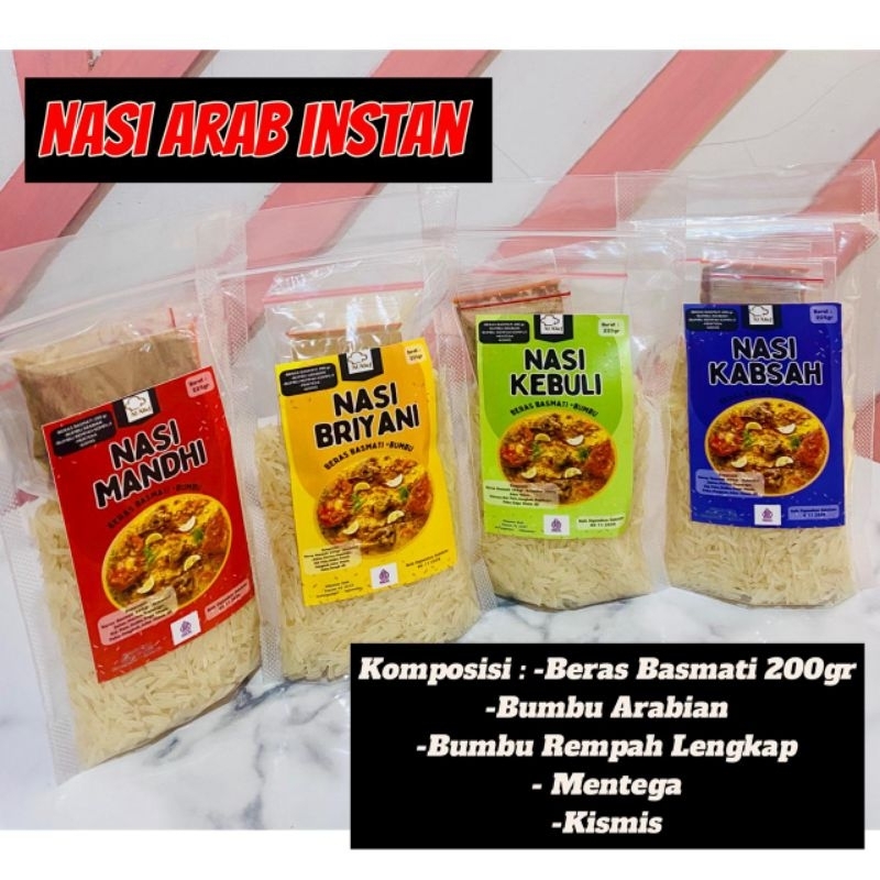 

Paket Instan Beras Basmati + Bumbu Nasi Kebuli Nasi Briyani Nasi Mandhi Nasi Kabsah Terlaris rice