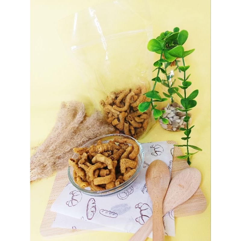 

kripik usus krispi original .gurih renyah 200gr