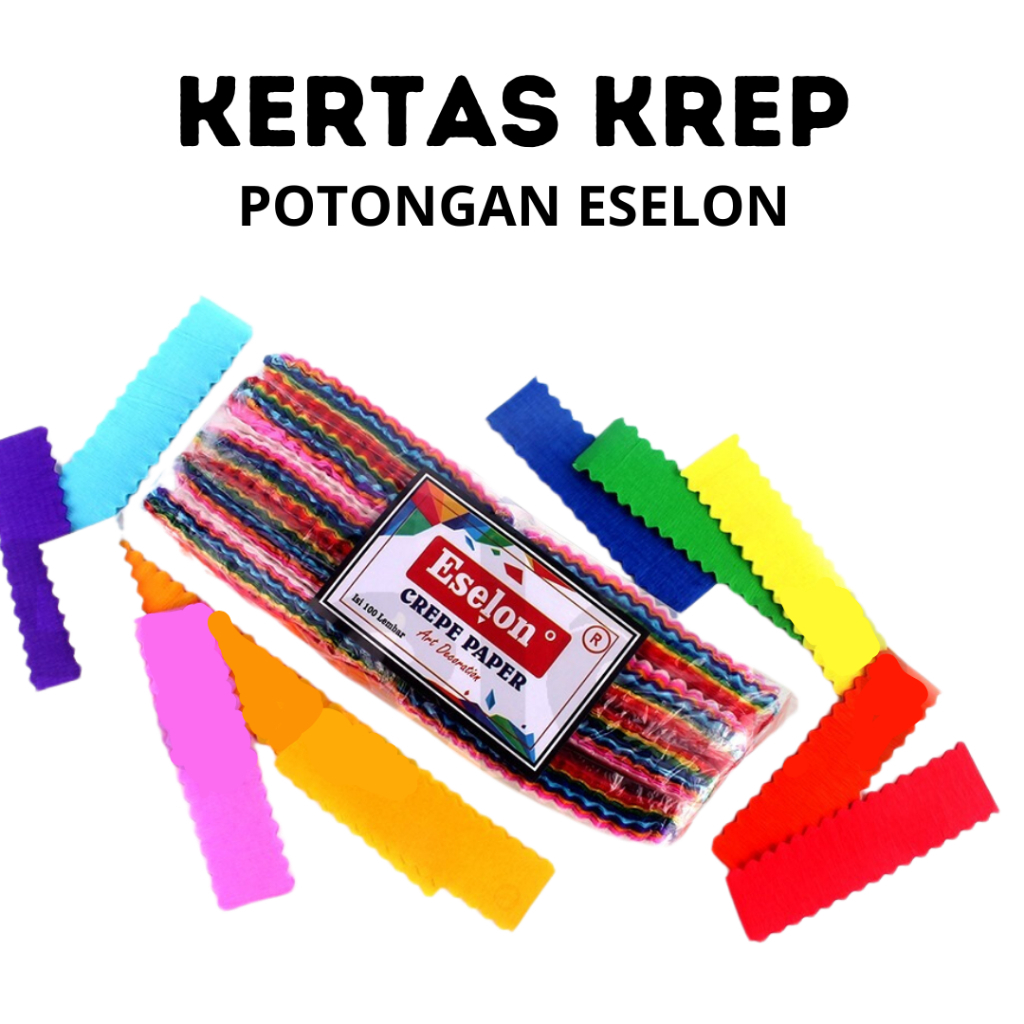 

Kertas Krepe Potongan Warna