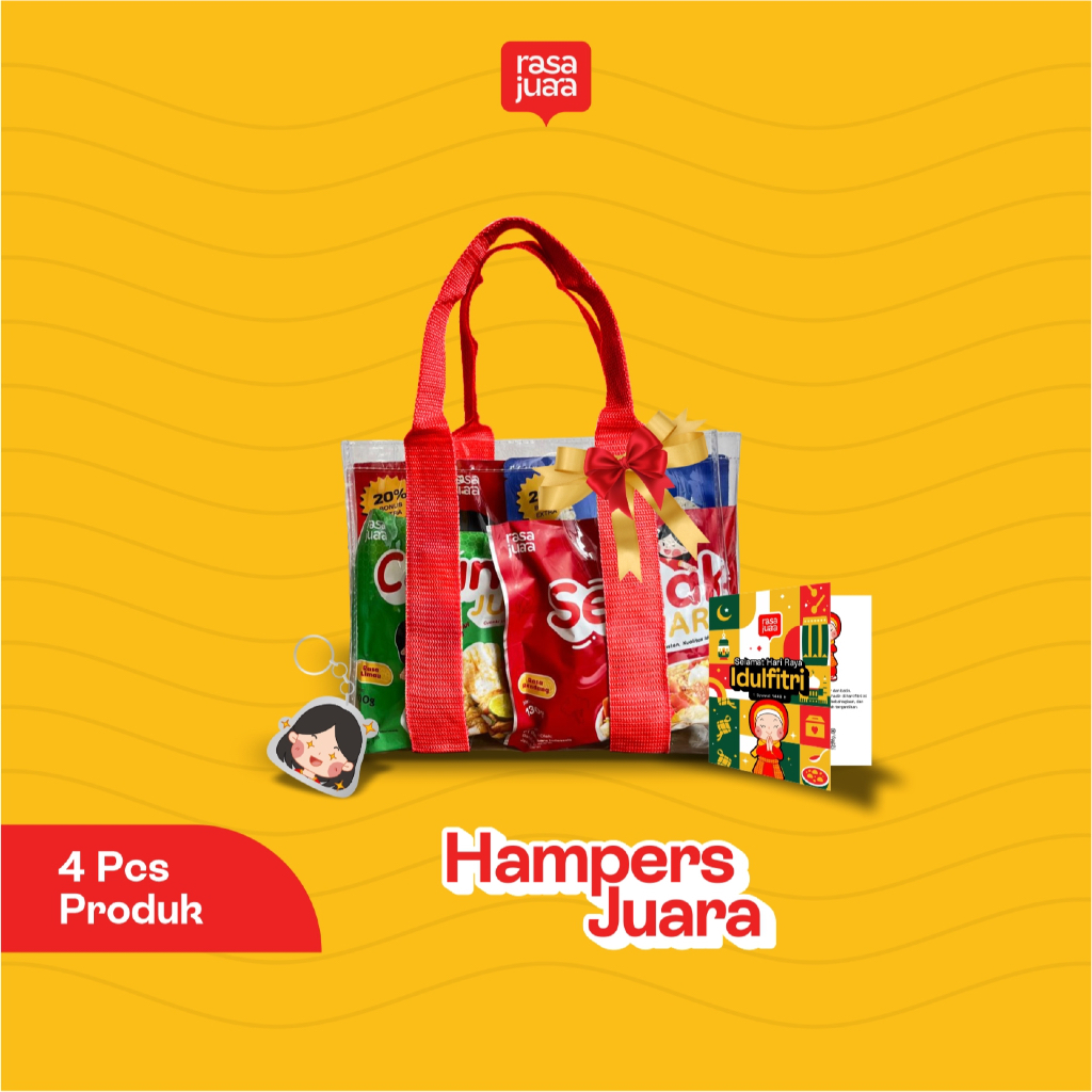 

Rasa Juara - Hampers (Seblak Juara, Cuankie Juara, Praktis & Krezzpy)