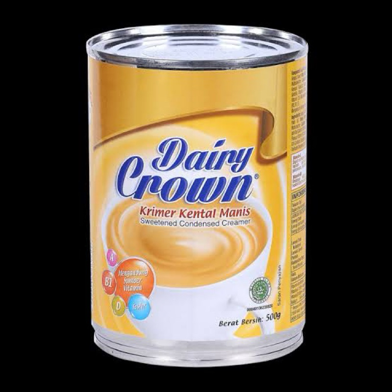 

susu kental manis krimer dairy crown 500 gr