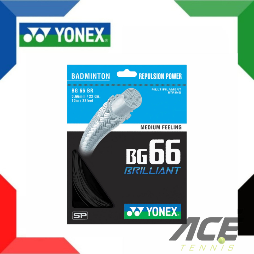 Senar Raket Badminton / Senar Raket Bulutangkis Yonex BG66 Brilliant