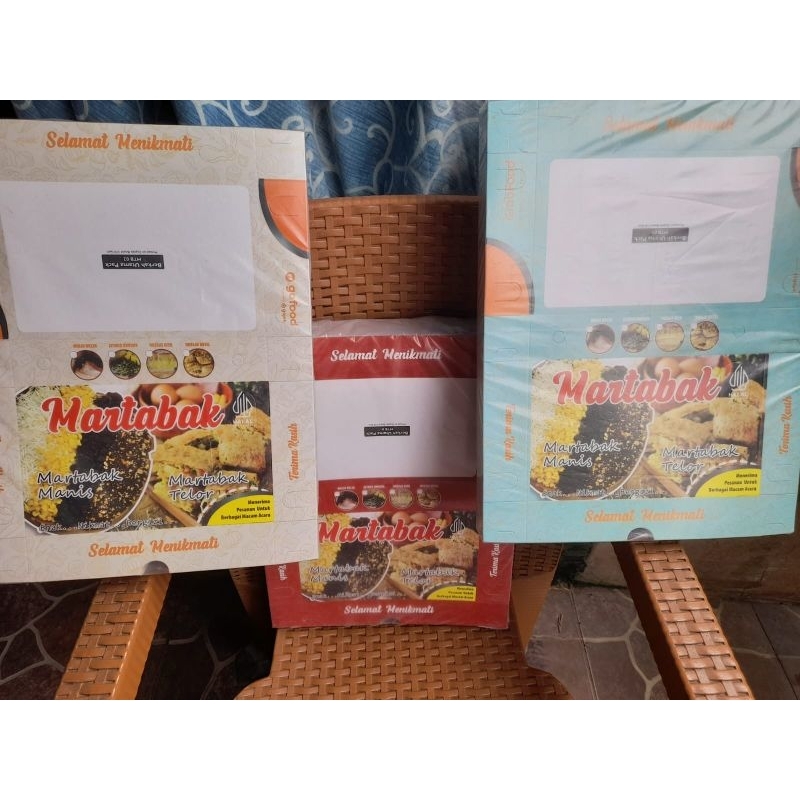 

dus martabak premium full color/laminasi