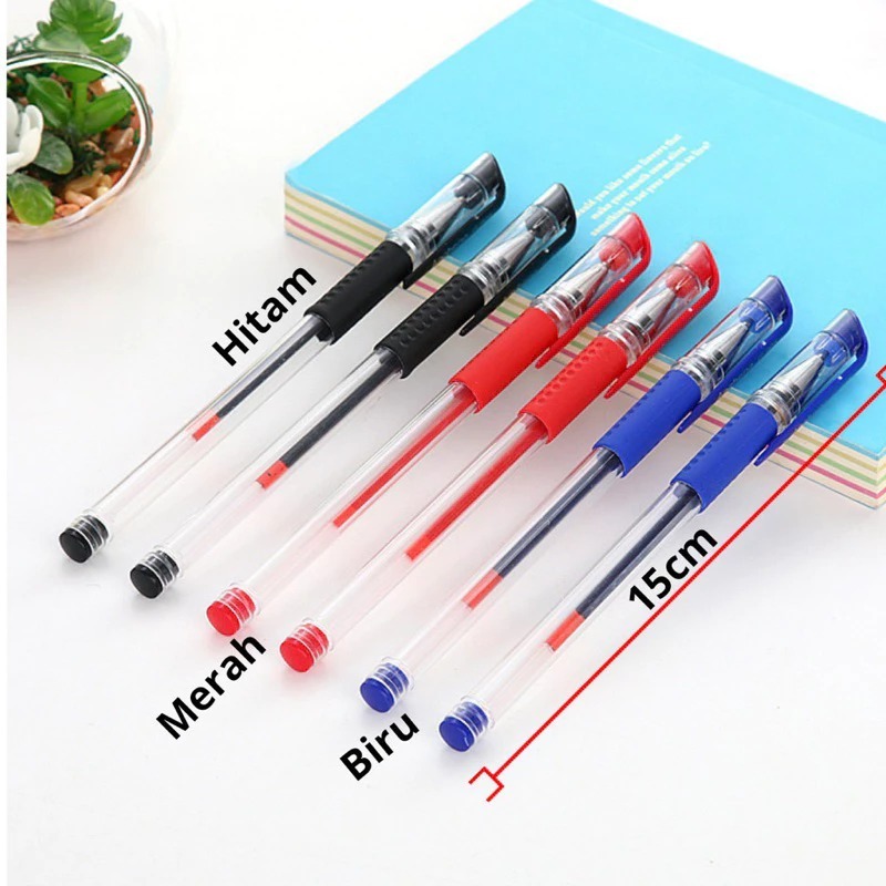 

OLEO Alat Tulis Sekolah Pulpen Pen Gel Ink Tinta Cair Standard 0.5mm