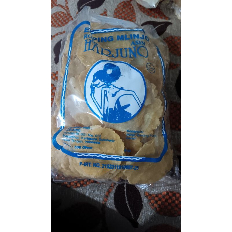 

emping mlinjo asin harjuno