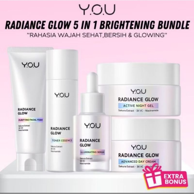 Y. O. U SKINCARE SET RADIANCE GLOW PAKET SKINCARE