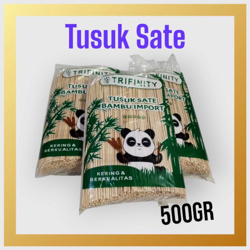 Tusuk Sate Bambu Import 500gr