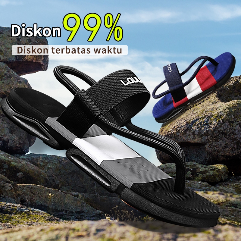 sandal gunung pria sandal pria keren sandal cowok terbaru 2025 sandal outdoor pria sandal tali korea