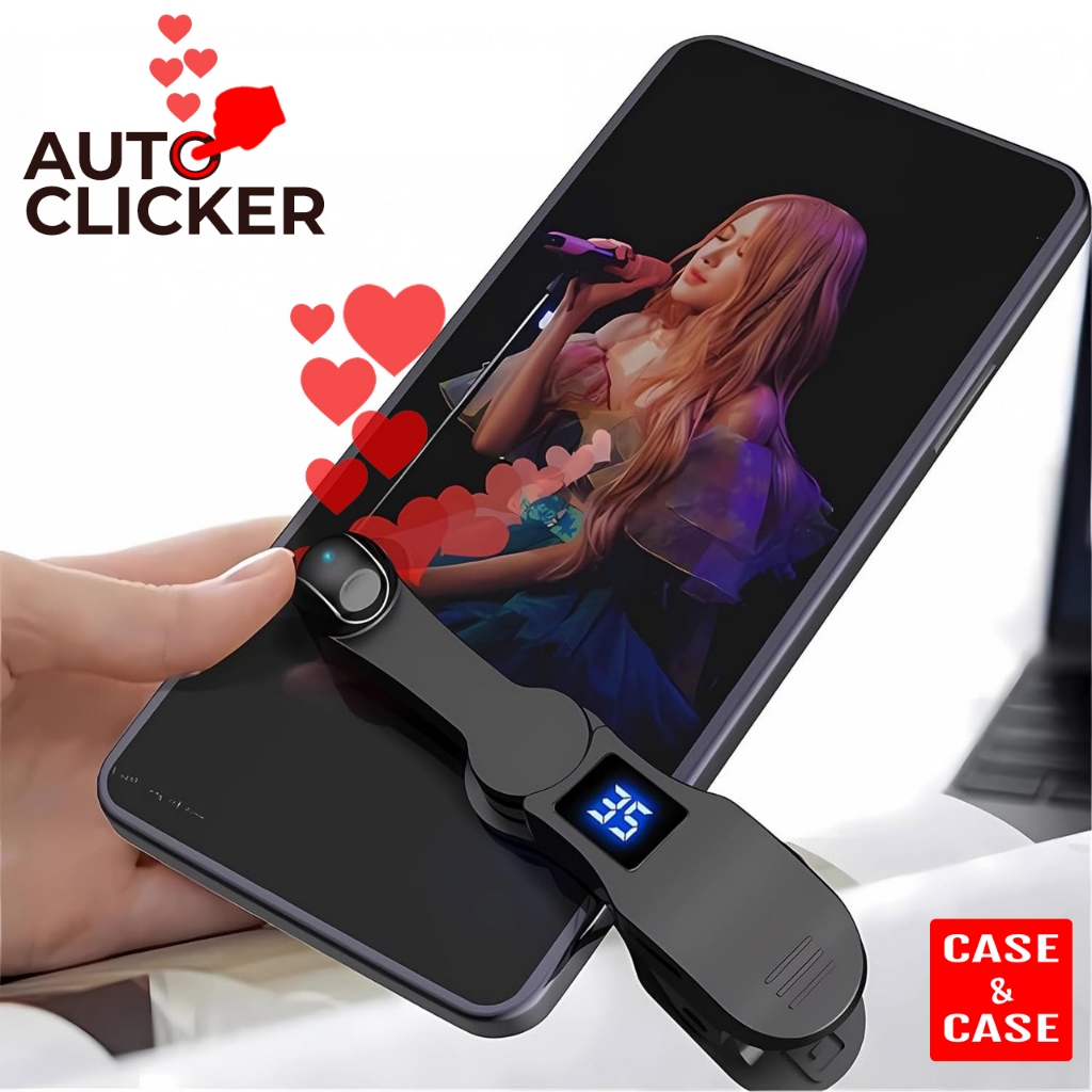 Auto Clicker Tapper Android Iphone Klik Otomatis Alat Scroll Layar Live Tiktok Like Otomatis