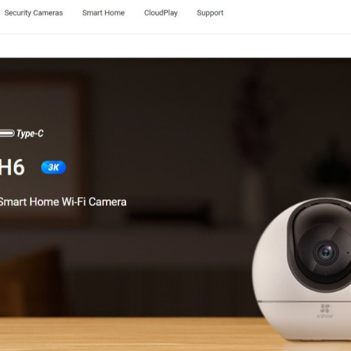 Ezviz H6c Pro 3K 5MP Color Night Indoor Pan Tilt 360° Smart WiFi H6 c 3 K 5 MP