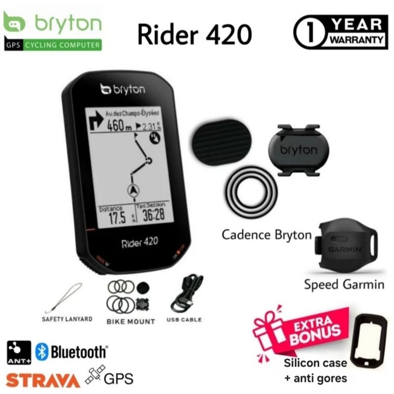 Bryton rider 420 Bundling Sensor Speed plus Cadence Bryton