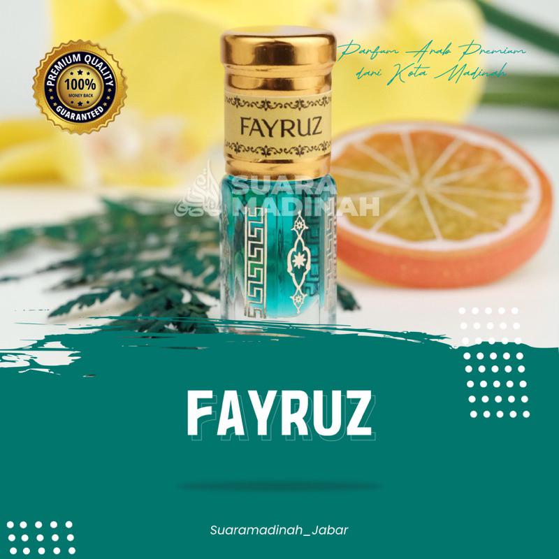 Fayruz Madinah| Parfum premium Kota Madinah | Parfum Arab | by Suara Madinah