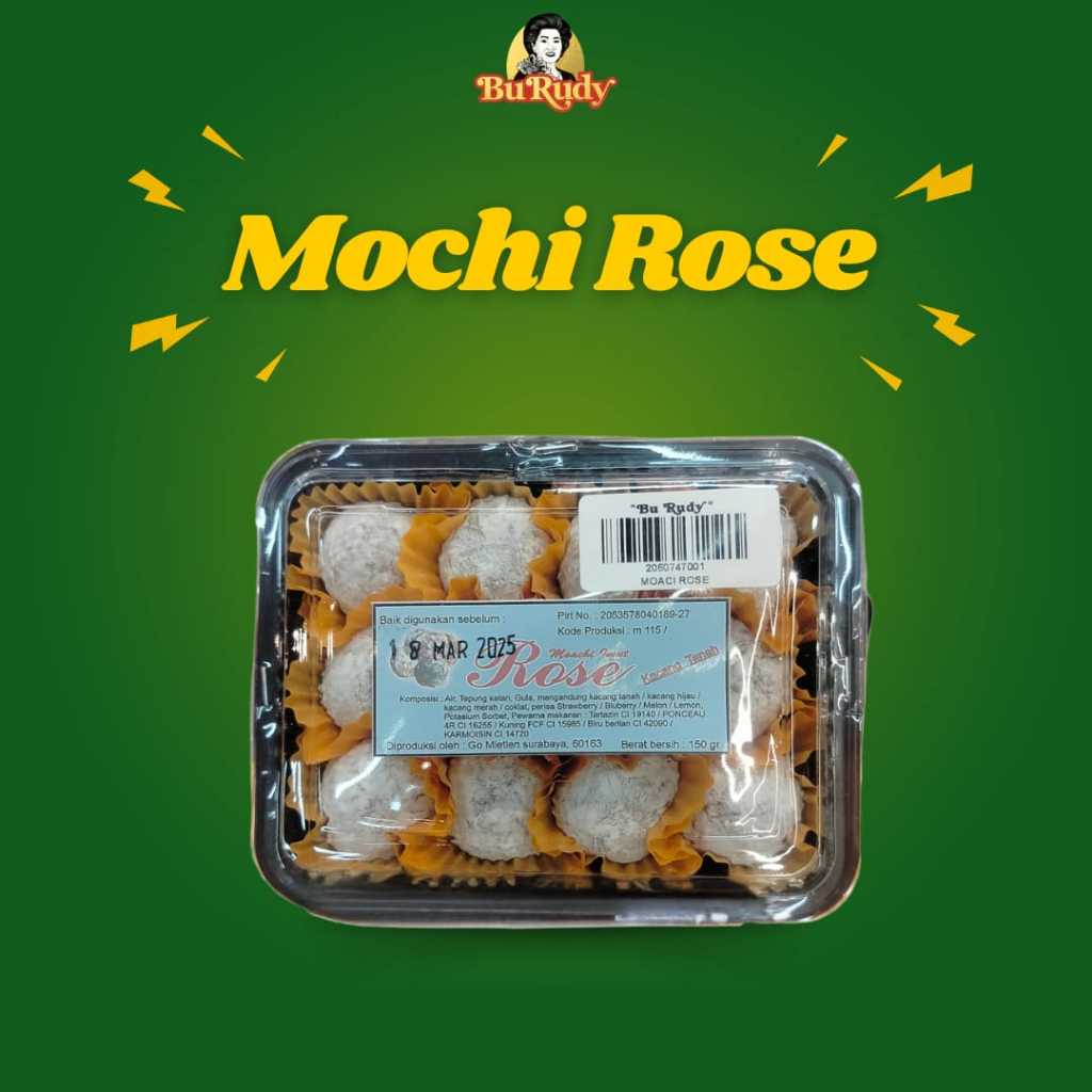 

KUE MOCHI ROSE JAJANAN LEGEND Dari Pusat Oleh Oleh Bu Rudy