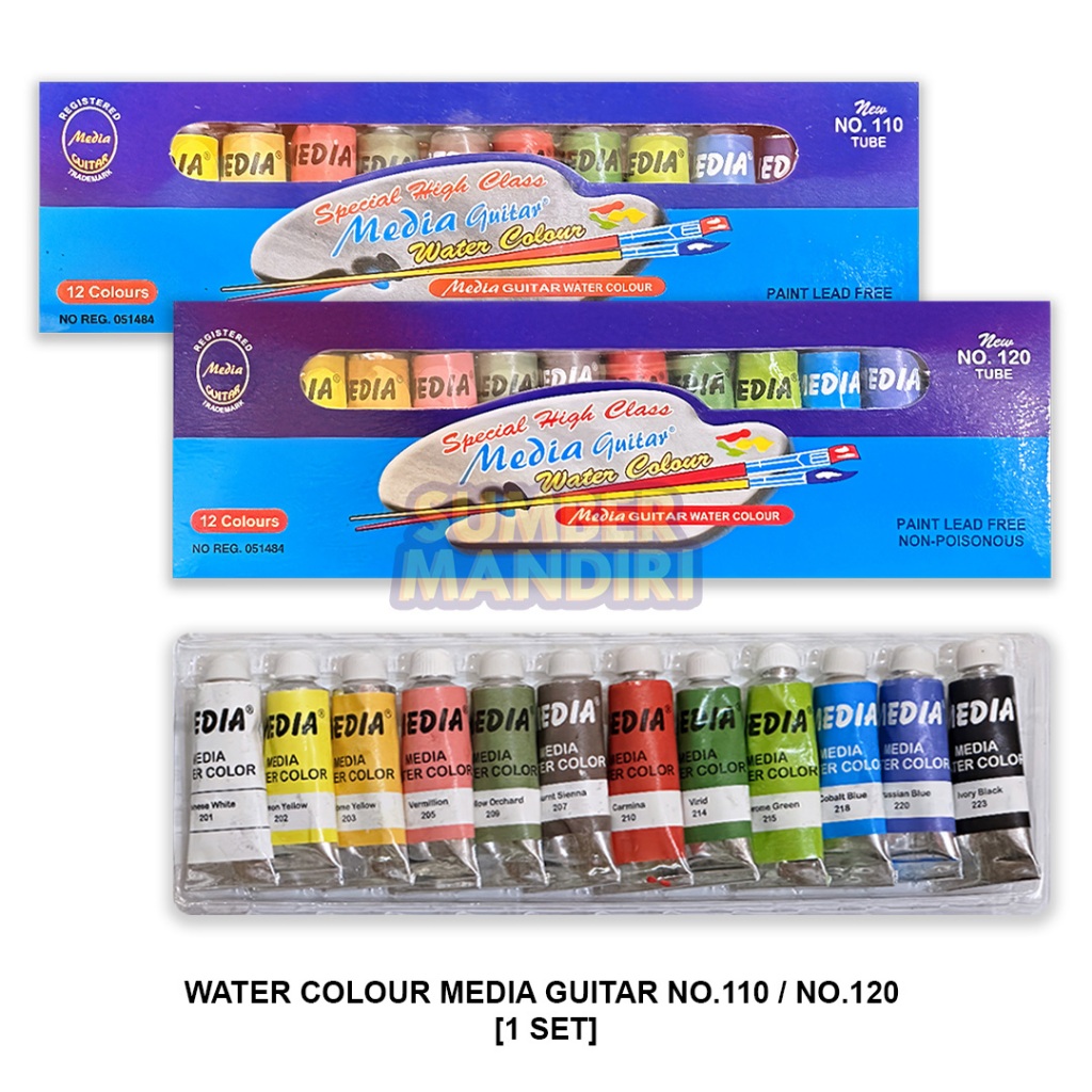 

Water Colour MEDIA GUITAR Cat Air No.110 No.120 [1 SET]