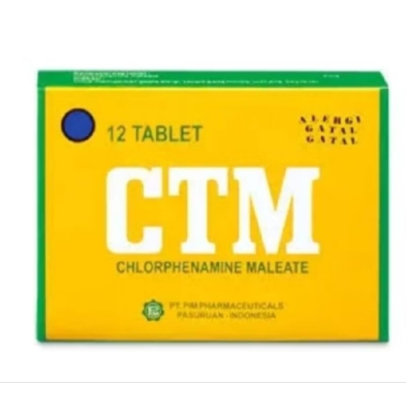 CTM PER BOX ISI 12 TABLET UNTUK GATAL