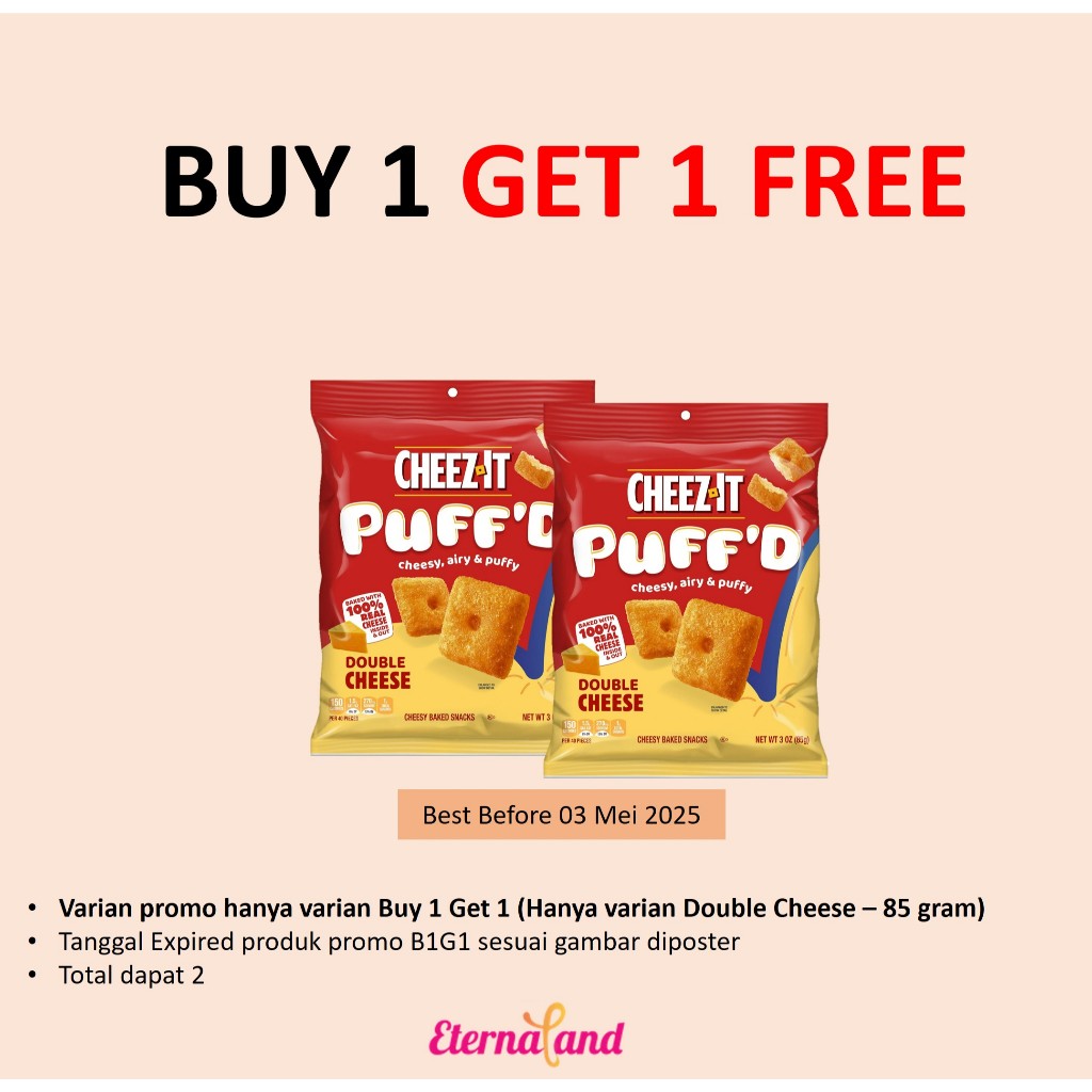 

Cheez It Puff'd Snack - cemilan impor USA