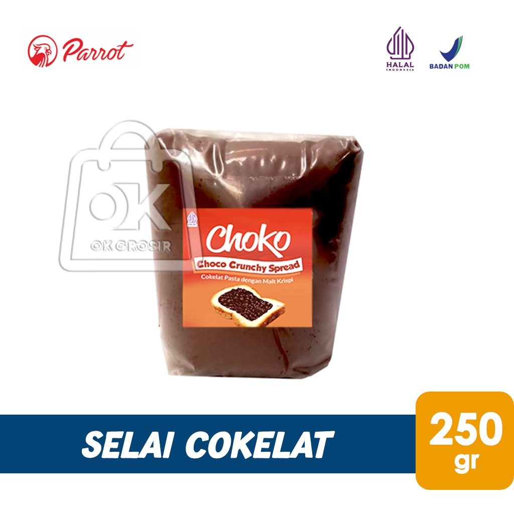 

Selai Choco Crunchy CHOKO / Olesan Coklat Crunchy 250gr (Repack)
