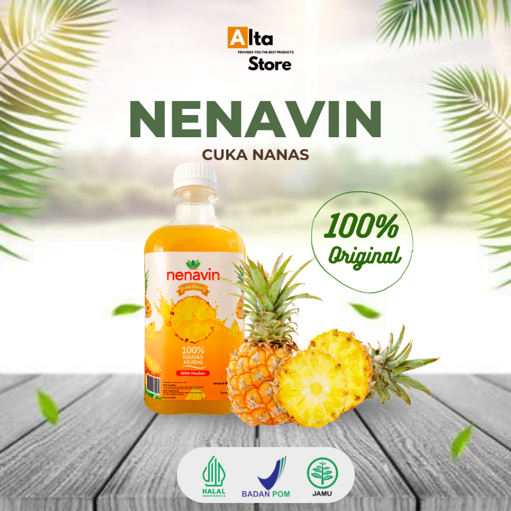 

Nenavin Cuka Nanas Asli Original Untuk Diabetes Bantu Turunkan Gula Darah