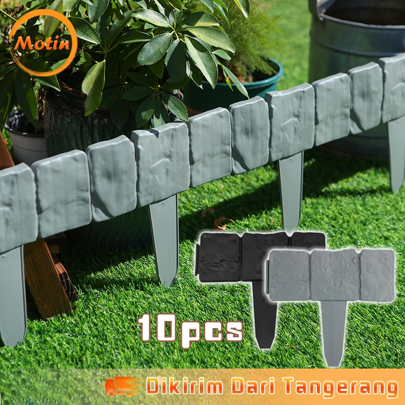 Pagar Kebun Plastik Pojok Mini Pagar Minimalis Pagar Halaman Rumah