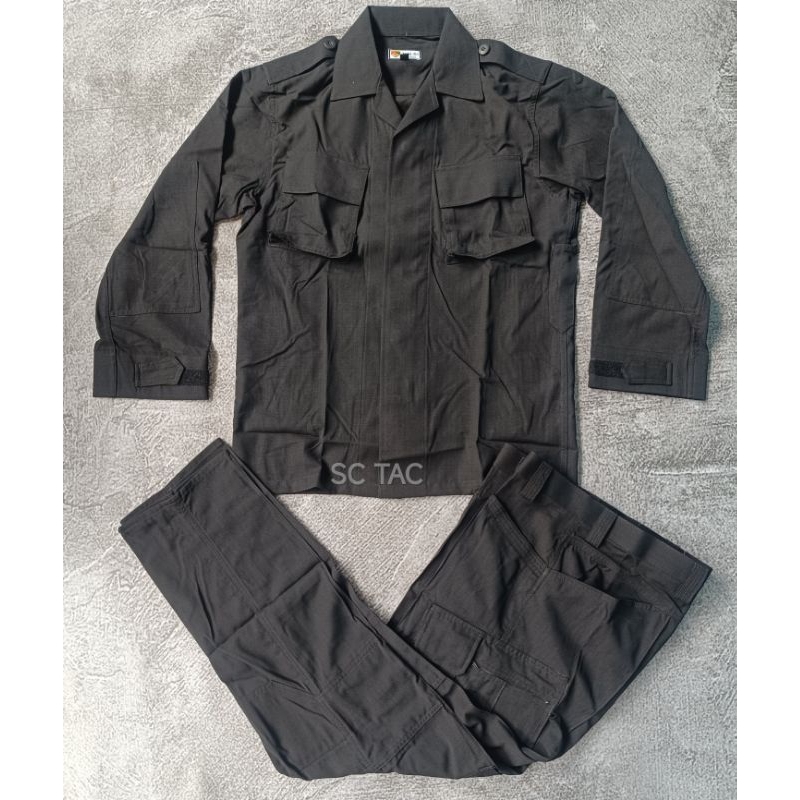Seragam PDL TACTICAL HITAM JATAH BRIMOB 2024/Seragam TACTICAL HITAM BRIMOB