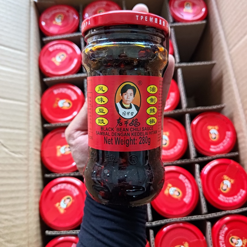 

Lao Gan Ma Black Bean 280 gr / Chilli in Oil / Minyak Cabai / Sambal Minyak Laoganma