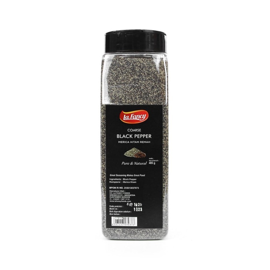 

Black Pepper Coarse La Fancy / Lada Hitam Kasar La Fancy - 485 Gram