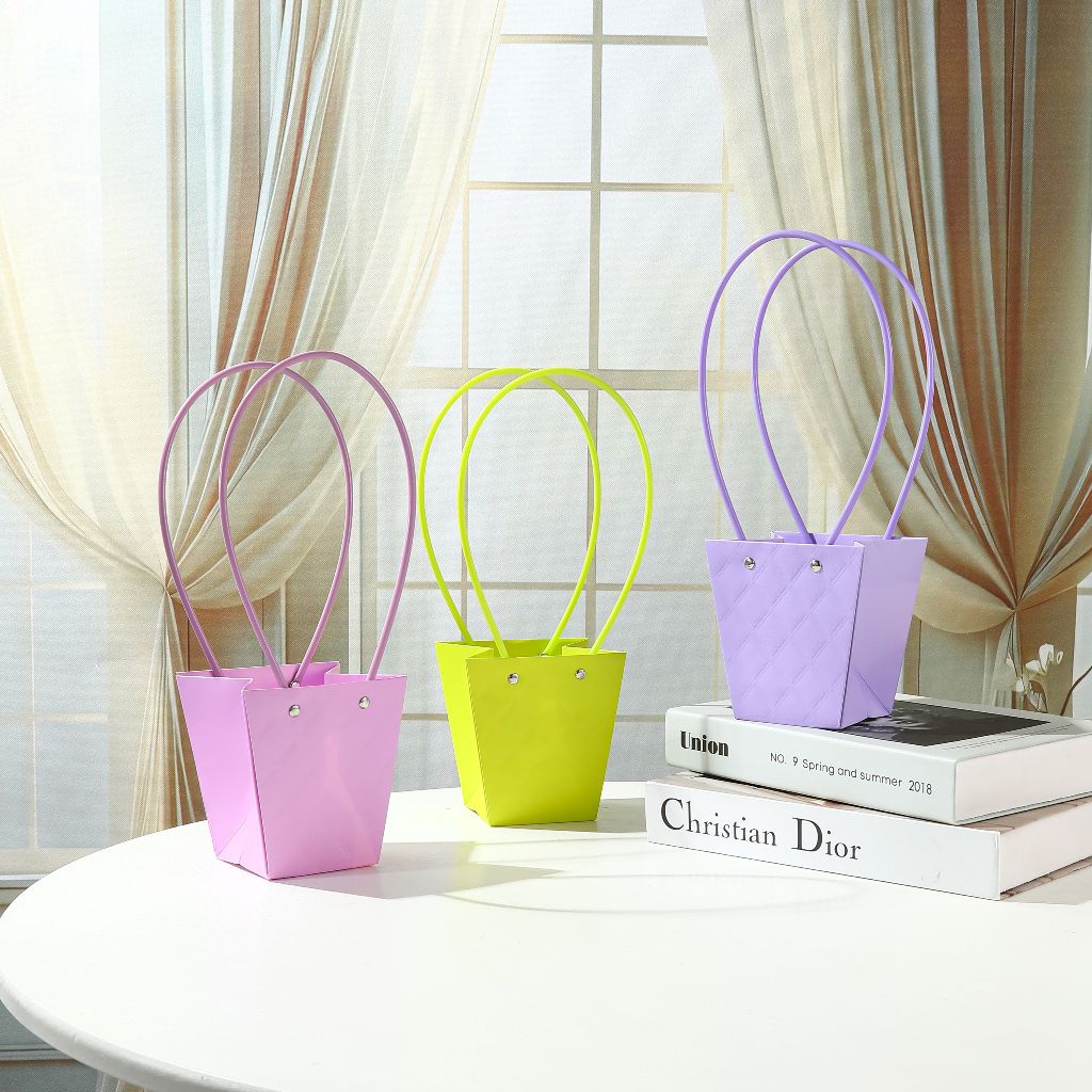 

Flower Packing Paper Bag Gift Box Tas Bouquet Flower Handbag