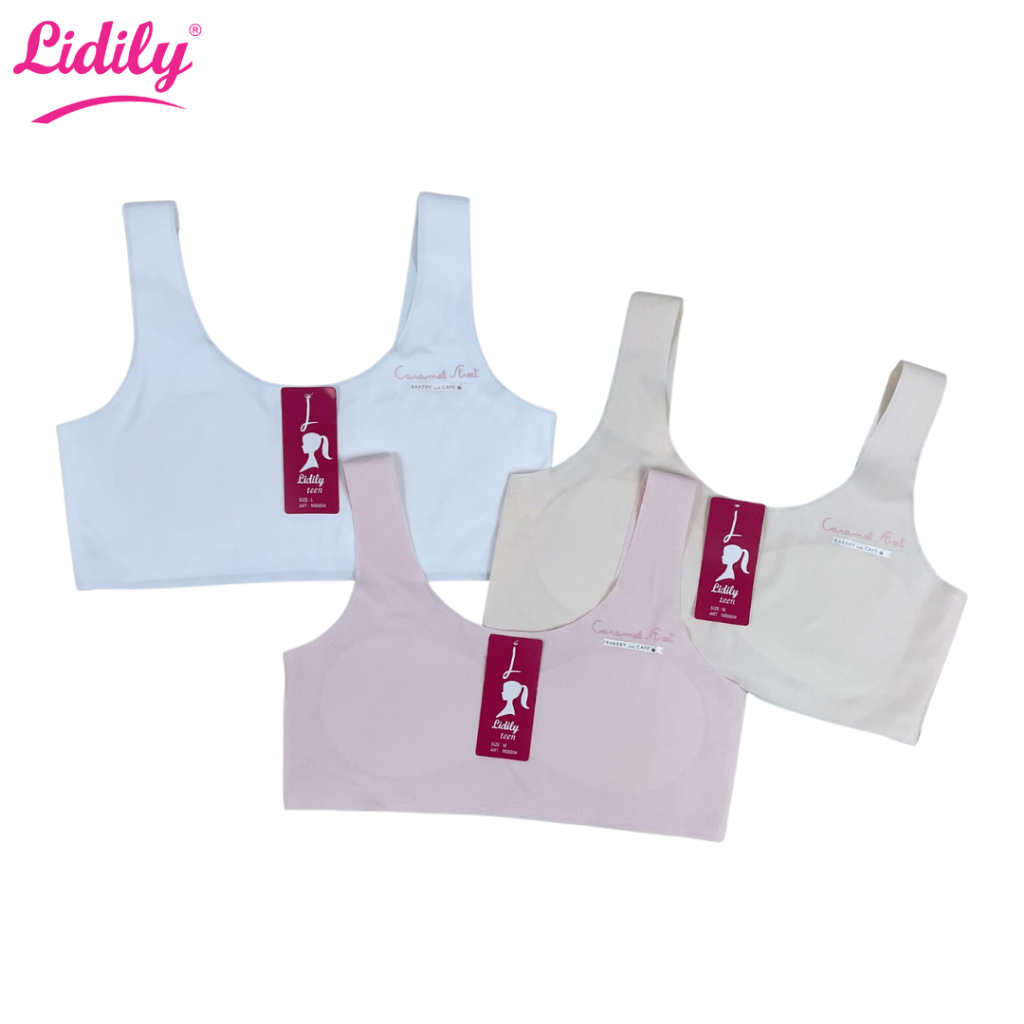 Lidily Teen Miniset Remaja Seamless / Bh Anak Sekolah Bra Pelajar Miniset Remaja MS JSY6604
