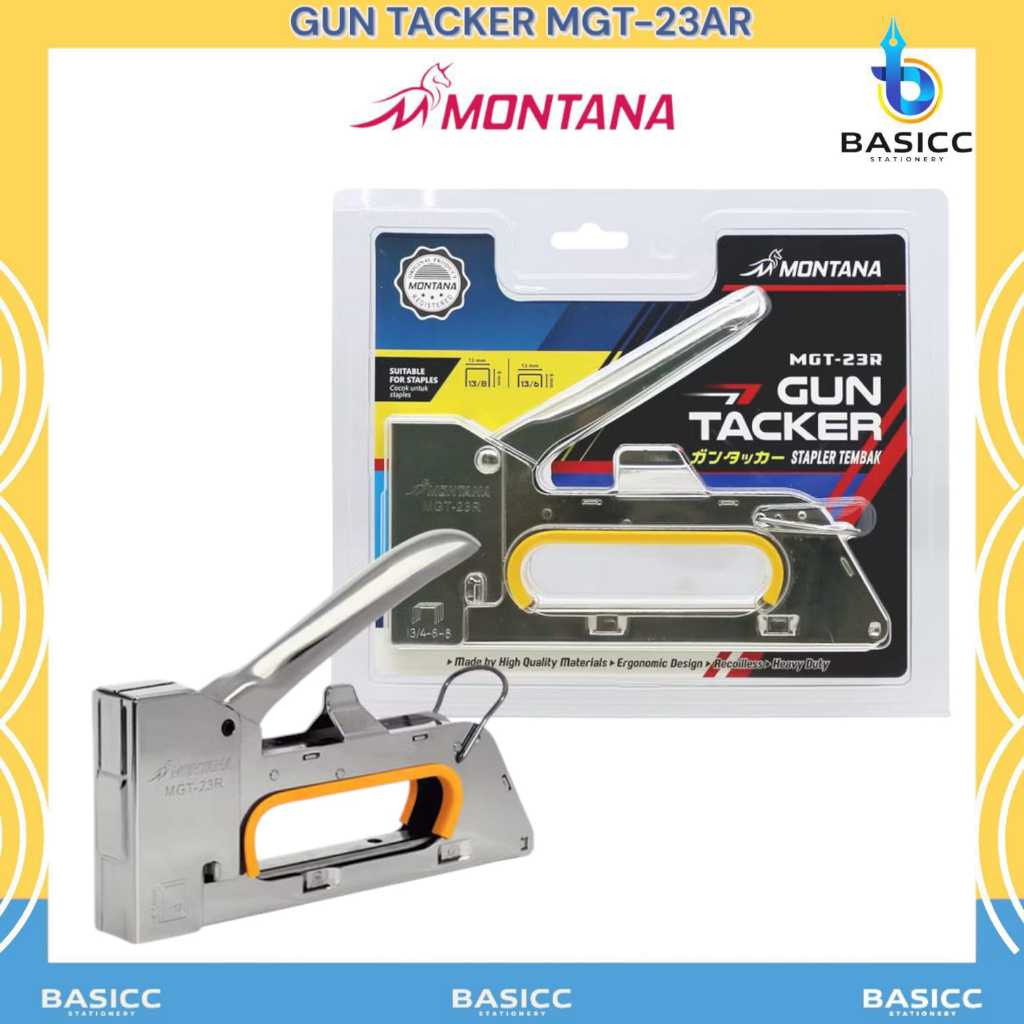

Montana Gun Tacker Stepler Tembak MGT-23R | @ 1Pcs