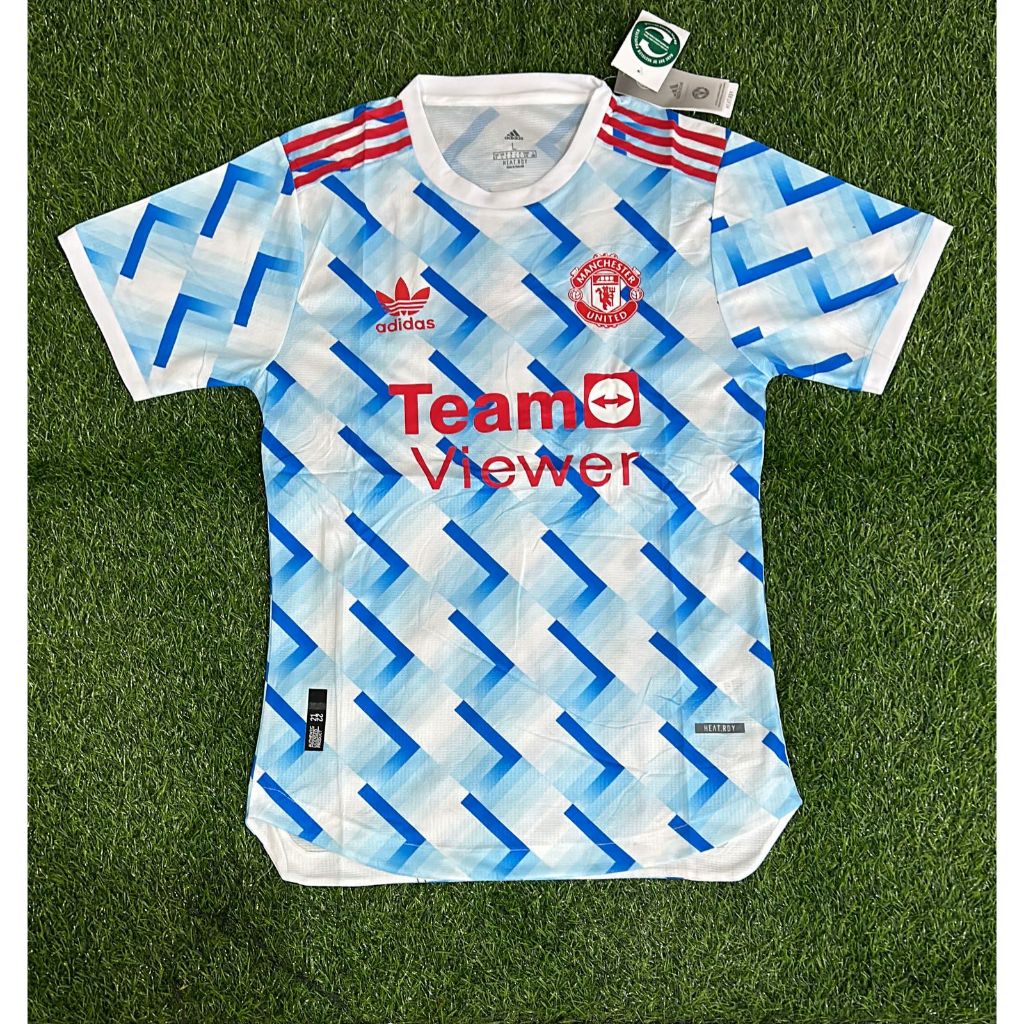 JERSEY PLAYER ISSUE M,,U BIRU LANGIT GRADE ORI