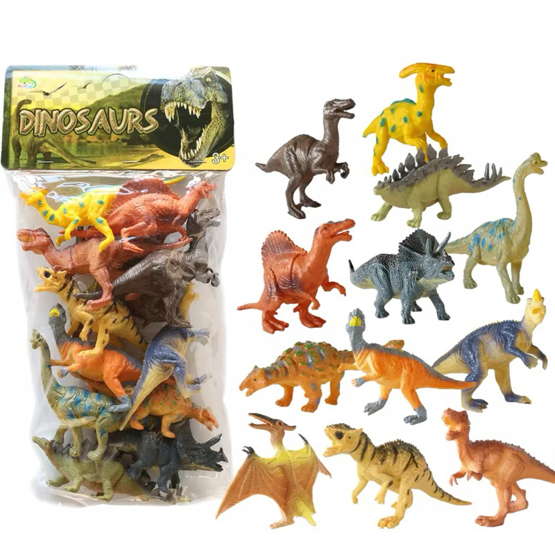 Mainan Anak Dinosaurus Action Figure Dinosaur Karet Dino Trex