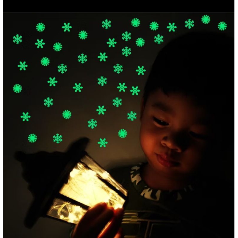 

J11 - STIKER SALJU NYALA/GLOW IN THE DARK ISI 50 PCS