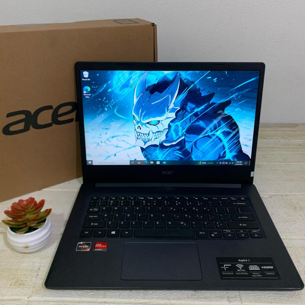 Second Laptop Slim Acer Aspire 3 A314 22 | Ryzen 3 3250U | RAM 4 / 8 GB | SSD 256 GB | 14"FHD | Wind