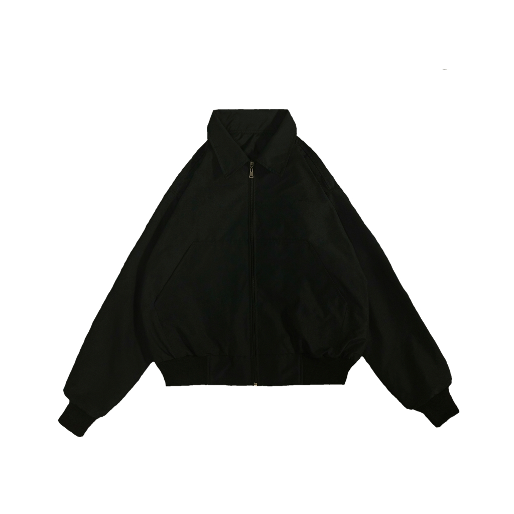 Jaket Boxy Polos Vintage Unisex Boxy Jaket Bahan Taslan JN Best Seller Waterproof Jaket Vintage