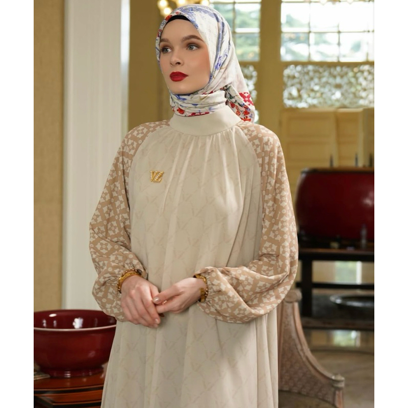 VZ RAYA COLLECTION 2025 MONOGRAM LINEAGE DRESS BY VIVI ZUBEDI