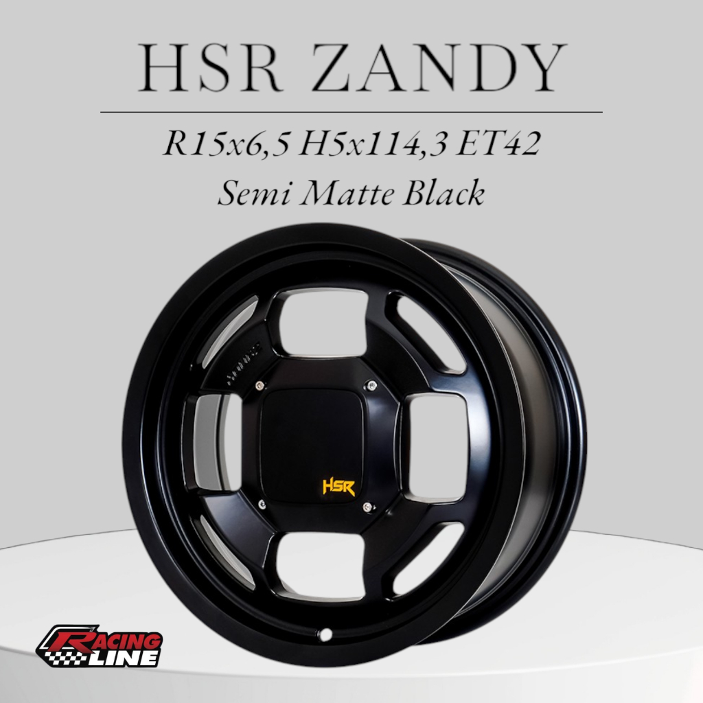 Velg Racing R15 HSR ZANDY - Pelak Racing Ertiga L300 Granmax Carry Innova dll