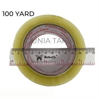 

KARGO - MM LAKBAN 2 inch x 100 YARD FULL - bening dan coklat
