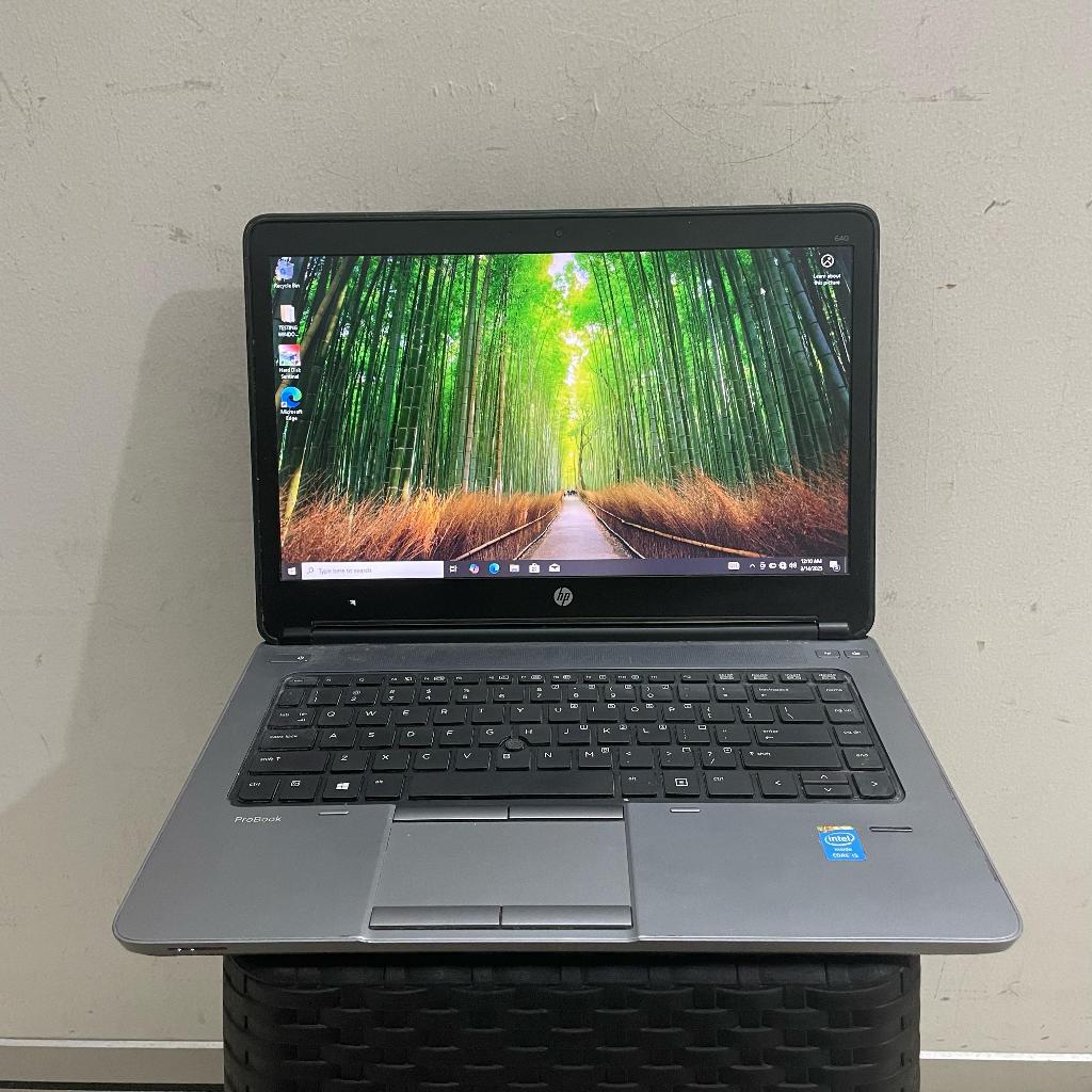 Laptop HP Probook 640 G1 i5 gen 4 Ram 8GB SSD 128GB Second Mulus Bergaransi
