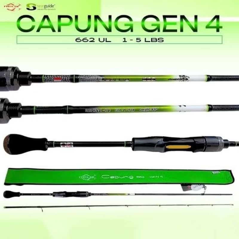 Joran Spinning Casting Relix Nusantara Capung GEN 4 Series (PACKING PVC)