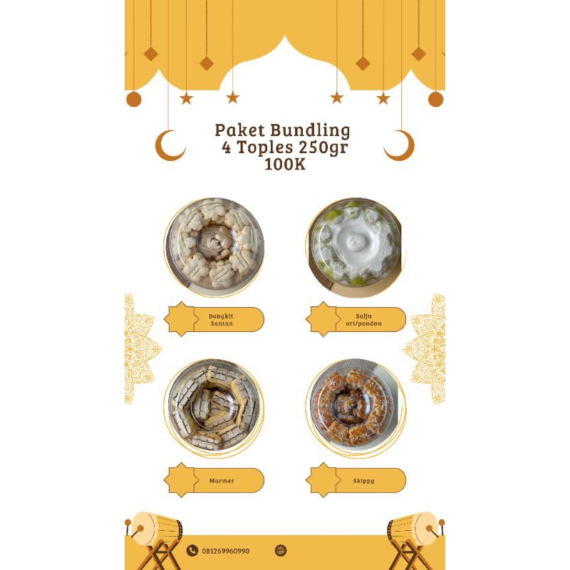

Paket Hemat Cookies / Kue Kering Lebaran Home Made