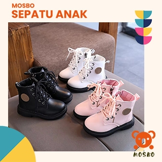 MOSBO BOOTS 9996 Sepatu Boots Anak sepatu sneaker Anak Perempuan Sekolah 1-5 Tahun Import