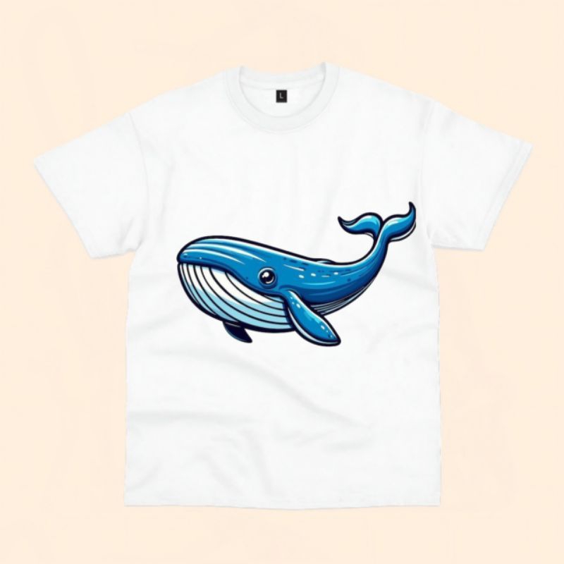 Baju kaos anak ikan hiu free nama