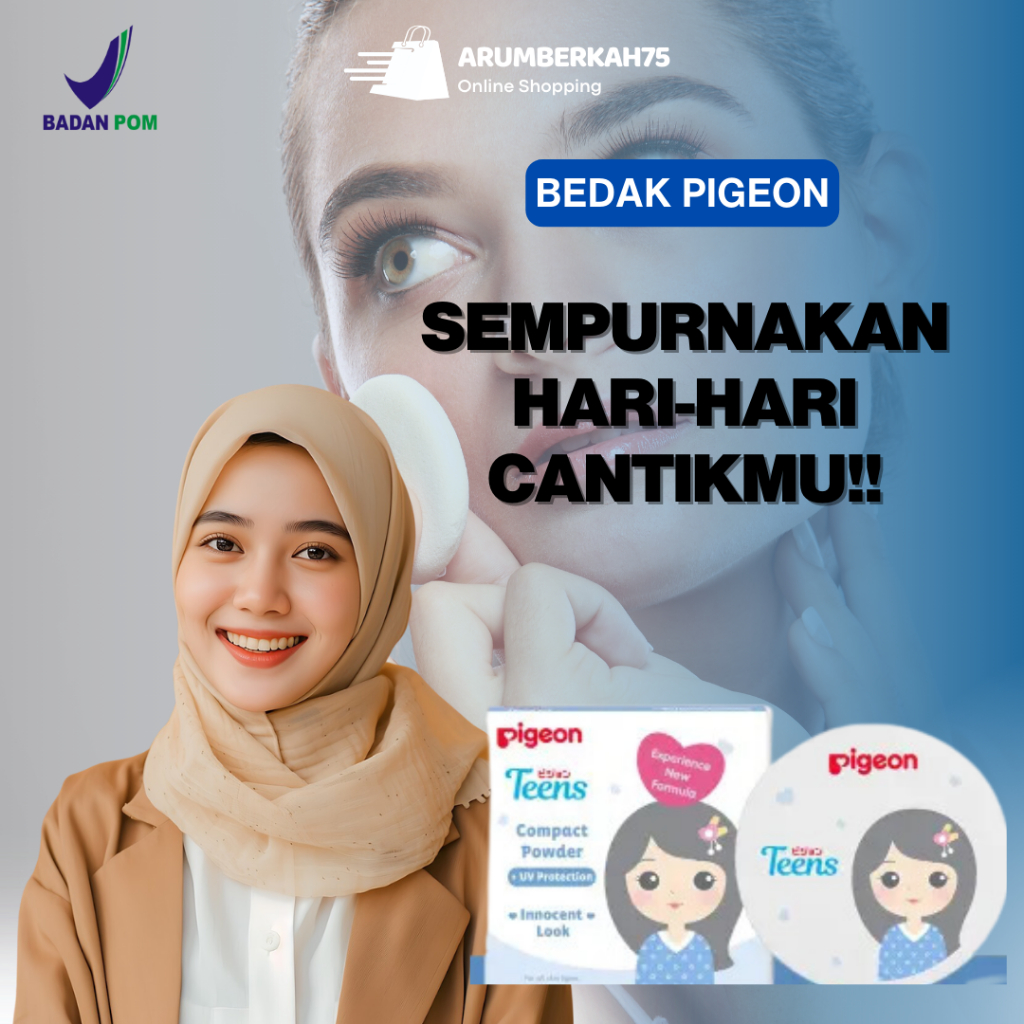 Bedak Pigeon Teens Original Untuk Wajah Anak Remaja | Pigeon Paket Hemat Promo BPOM Gratis Ongkir