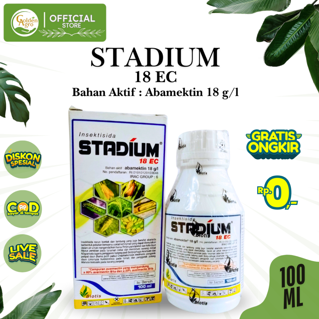 INSEKTISIDA STADIUM 18EC EC 100ML ML