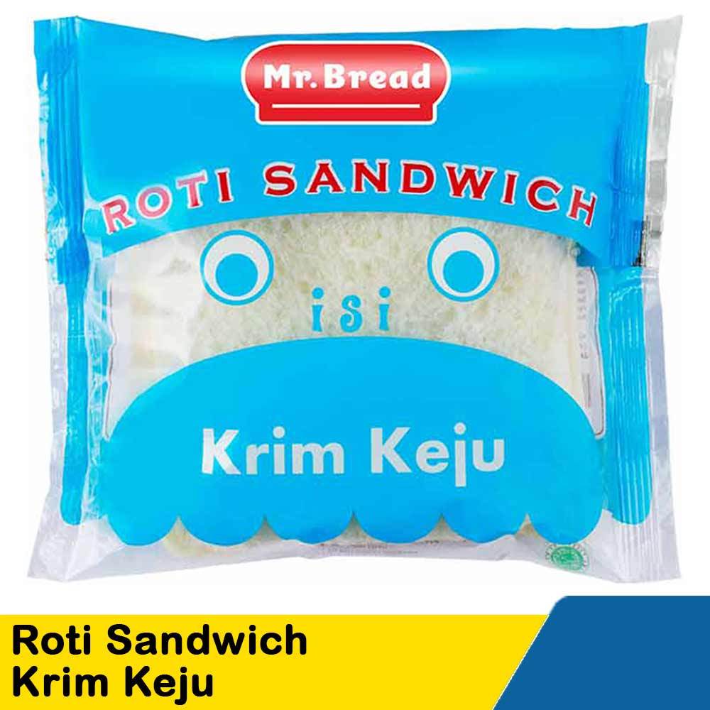 

Mr. Bread Roti Sandwich Krim Keju – Lembut, Gurih, & Kejunya Lumer!