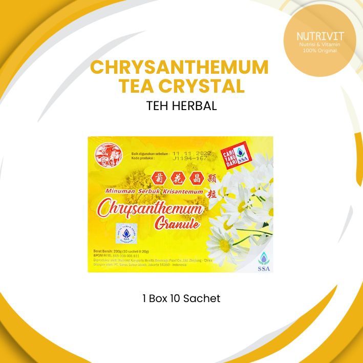 

CHRYSANTENUM TEA CRYSTAL / CHI HWA CHING 1 BOX ISI 10 SACHET