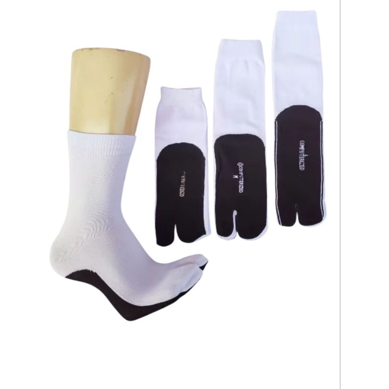 kaus kaki jempol putih telapak hitam/kaus kaki muslimah/kaus kaki jari telapak hitam  Wanita Dewasa