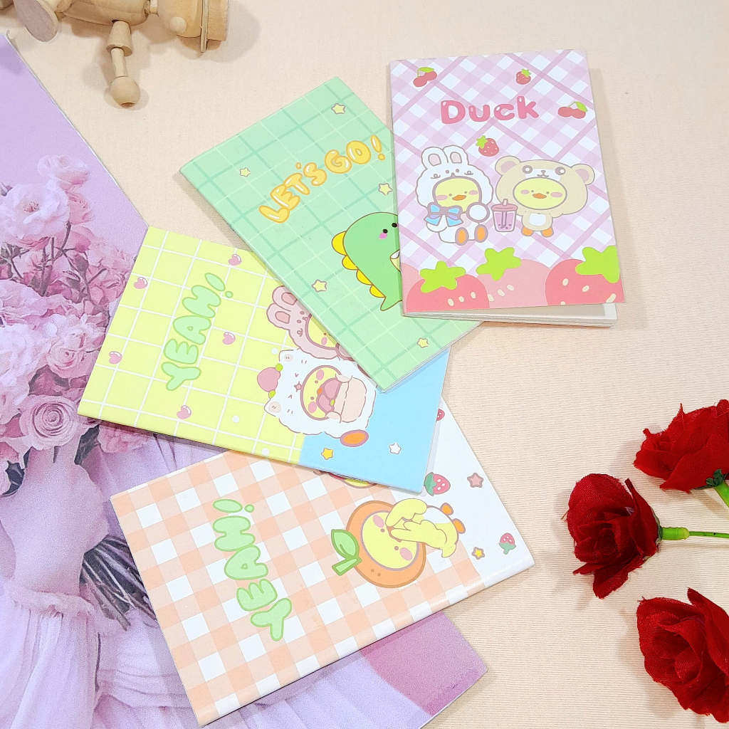 

Buku Tulis Mini Animal CUTE LUCU Unik Bergaris Ukuran A7 Ready 4 Warna / Notebook Kecil Motif Hewan IMUT UNIK Favorit Anak Best Seller Harga SUPER MURAH Bisa Grosir dan COD