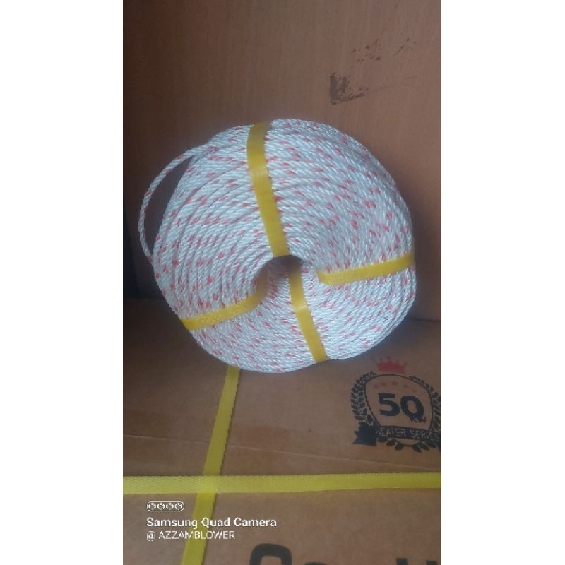 

TALI TAMBANG ROPE PPD 4 MM 1 ROOL 220 MTR PP PROPYLINE NILON TAMPAR
